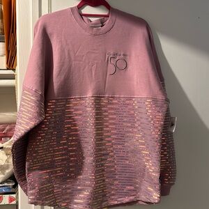 NWT Disney World 50th Jersey iridescent Medium